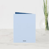 Carte Mete Graduation ajouter un message raccoon (Dos)