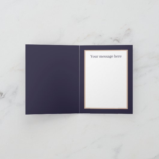 Carte Mete Graduation ajouter un singe de message (Intérieur)