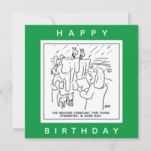 Carte Météo à l'arche de Noah. Théologique (Devant)