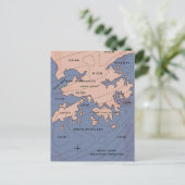 Carte météo ancienne de Hong Kong (Debout devant)