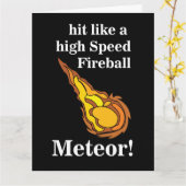 Carte Meteor Tir Star Fireball Meteor (Fleur jaune)
