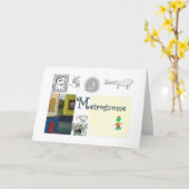 Carte métro Retro (Fleur jaune)