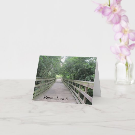 Carte Metropark Boardwalk - Pensando en ti (Orchidée)