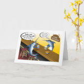 Carte Mettez-le sur ma facture Billfish Grey Card (Fleur jaune)