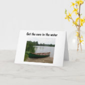 CARTE METTEZ LES OURS DANS L'EAU ET PROFITEZ DE L'ANNIVE (Fleur jaune)