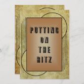 Carte Mettre sur l'invitation Ritz (Devant / Derrière)