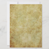 Carte Mettre sur l'invitation Ritz (Dos)