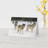 Carte Meute de loups (Fleur jaune)