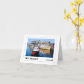 Carte Mevagissey, Cornouailles (Fleur jaune)