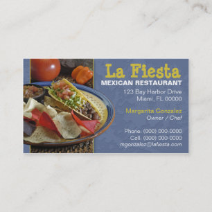 Carte mexicaine de restauration