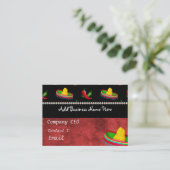 Carte MEXICAINE de restauration (Debout devant)