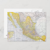 CARTE : MEXIQUE (Devant / Derrière)