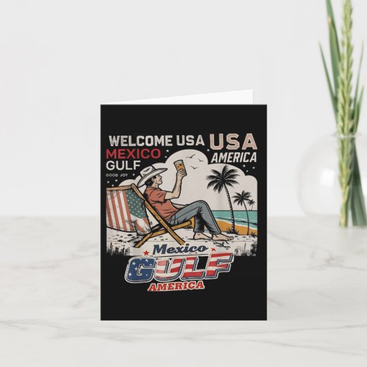 Carte Mexique Amérique du Golfe États-Unis Drapeau améri (Devant)