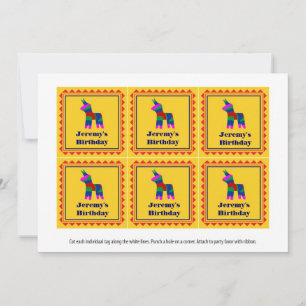 Carte Mexique Fête Anniversaire Fête Favoriser Tags