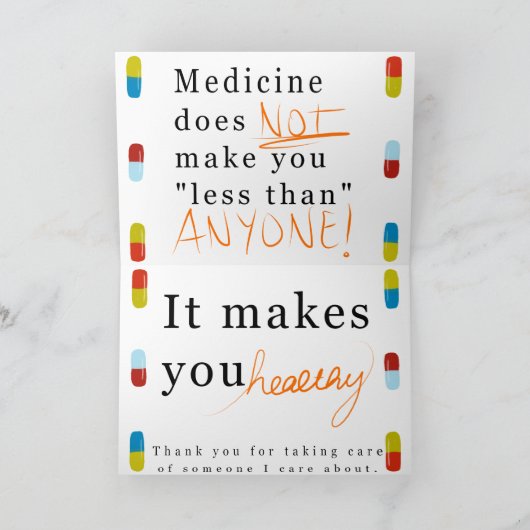 Carte MHM - Médicaments (Intérieur)