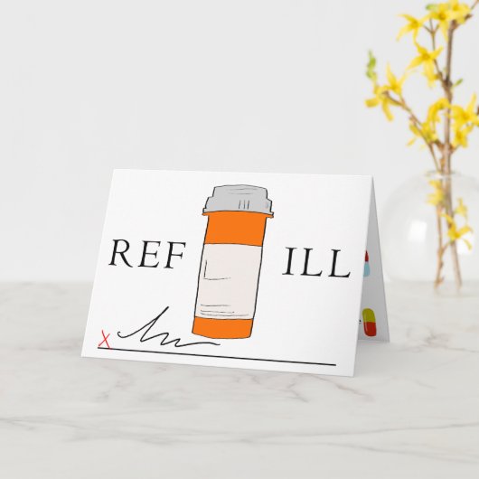 Carte MHM - Médicaments (Fleur jaune)