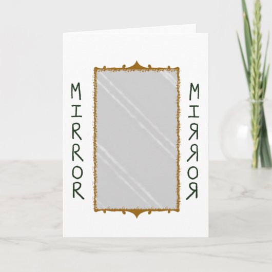 Carte MHM - Miroir miroir (Devant)
