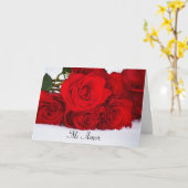 Carte Mi amère Red Roses (Fleur jaune)