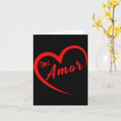 Carte Mi Amor Valentines San Valentin Dia Del Amor Spani (Fleur jaune)