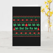 Carte Mi Mi Mi Sol Do Re Mi Music Notes Teacher Ugly Chr (Fleur jaune)