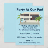 Carte Mi-Siècle moderne Fête du réchauffement de la mais (Devant / Derrière)