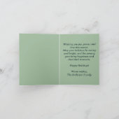 Carte Mi-siècle Noël (Intérieur)