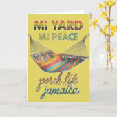 Carte MI YARD MI paix (Fleur jaune)