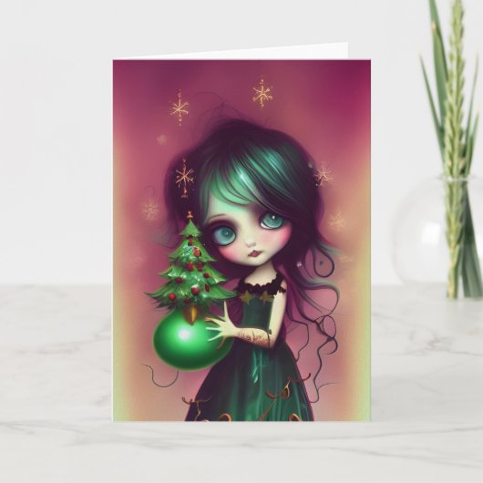 Carte Mia Illustration de Noël (Devant)