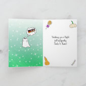 Carte Miam, sorcière et vampire - Halloween (Intérieur)