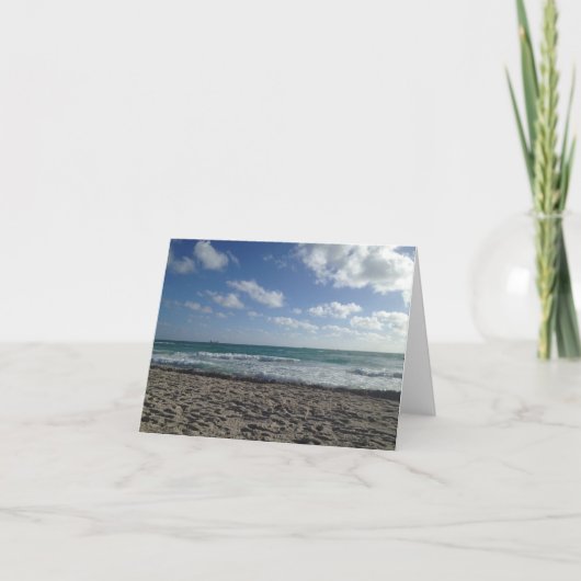 Carte Miami Beach vide (Devant)