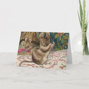 Carte Mice at Work - Beatrix Potter