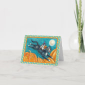 CARTE MICE BLANCHE & CHAT NOIR SUR CHASSE HALLOWEEN SCAV (Devant)