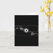 Carte Michelangelo Billard Artistique Main De Dieu Noir (Fleur jaune)