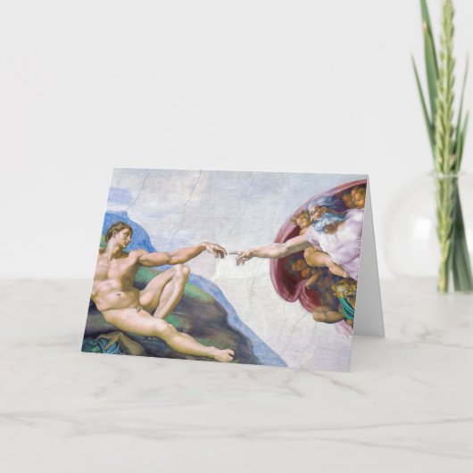 Carte Michelangelo - Création d'Adam Isolé (Devant)