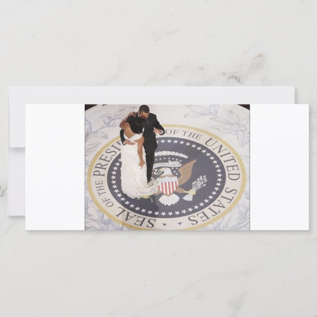 Carte Michelle et Barack Obama (Devant)