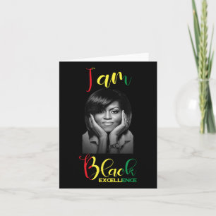Carte Michelle Obama Black Excellence Black History Mont