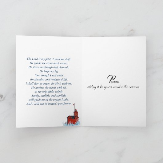 Carte Michigan Big Red Lighthouse (Intérieur)