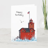 Michigan Big Red Lighthouse Anniversaire