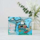 Carte Michigan USA (Debout devant)