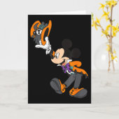 Carte Mickey And Friends Halloween Costume (Fleur jaune)