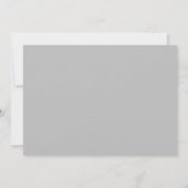 Carte Micro Mariage blanc gris horizontal (Dos)