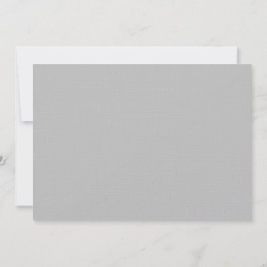 Carte Micro Mariage blanc gris horizontal (Dos)