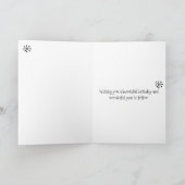 Carte Mid Century moderne chat atomique Retro Joyeux ann (Intérieur)