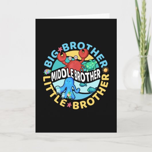 Carte Middle Brother est un Big and Little Brother (Devant)