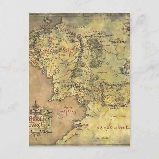 Carte MIDDLE EARTH™ (Devant)