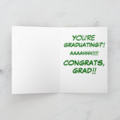 Carte Midge Freakin' Out Graduate Card (Intérieur)