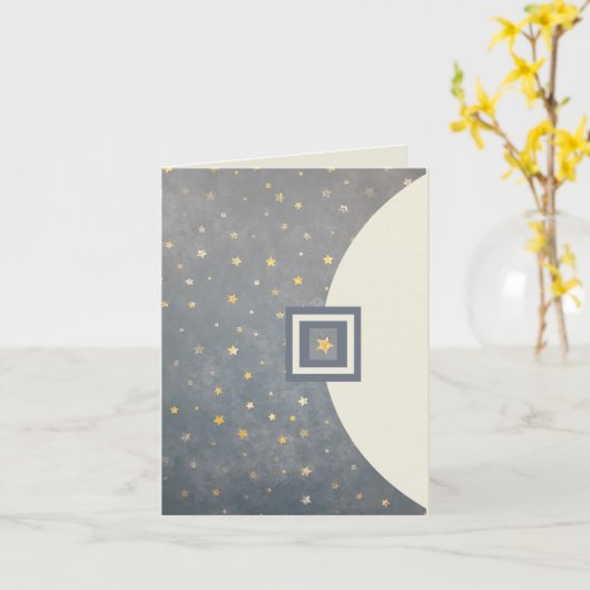 Carte Midnight Stars (Fleur jaune)