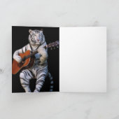 Carte Midnight Tiger Melody – Elegant Card (Intérieur)