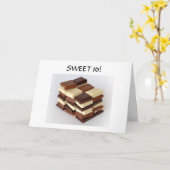 Carte MIELLEUX 16 ! Encore plus doux chaque jour (Fleur jaune)