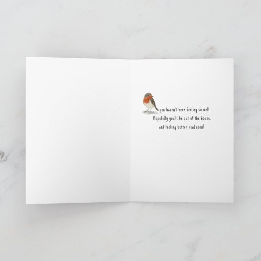 Carte Mieux bientôt Petit Oiseau et Niche (Intérieur)